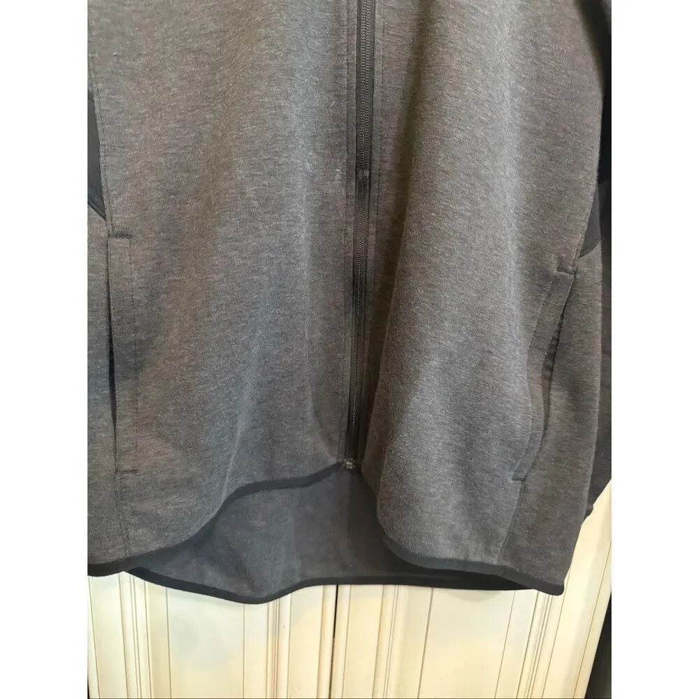 Nike Men's Dri-Fit NBA Minnesota Timberwolves Full Zip Hoodie Jacket Gray Large